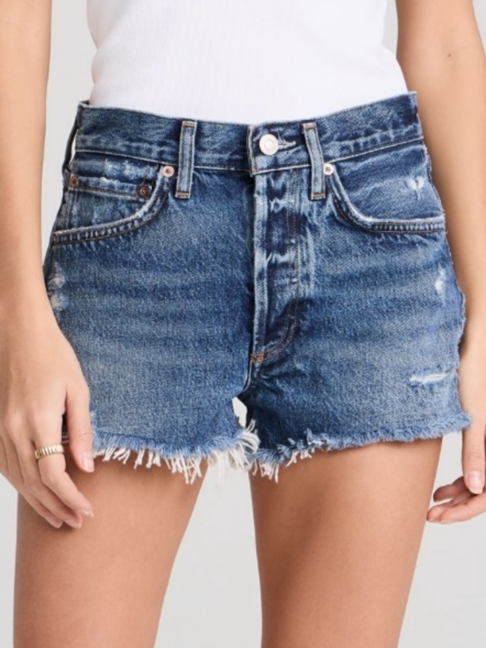Agolde denim shorts
